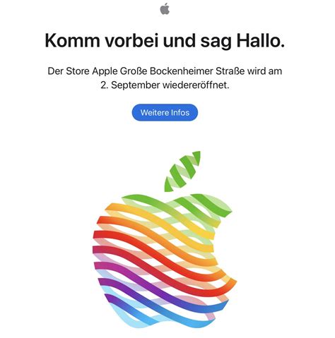 apple store hauptwache|Frankfurt Apple Store reopens after month